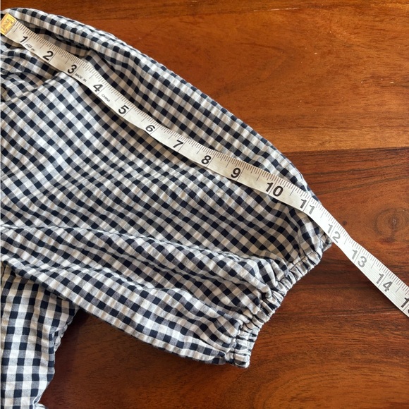Nautica Gingham Smocked Top - Picture 9 of 9